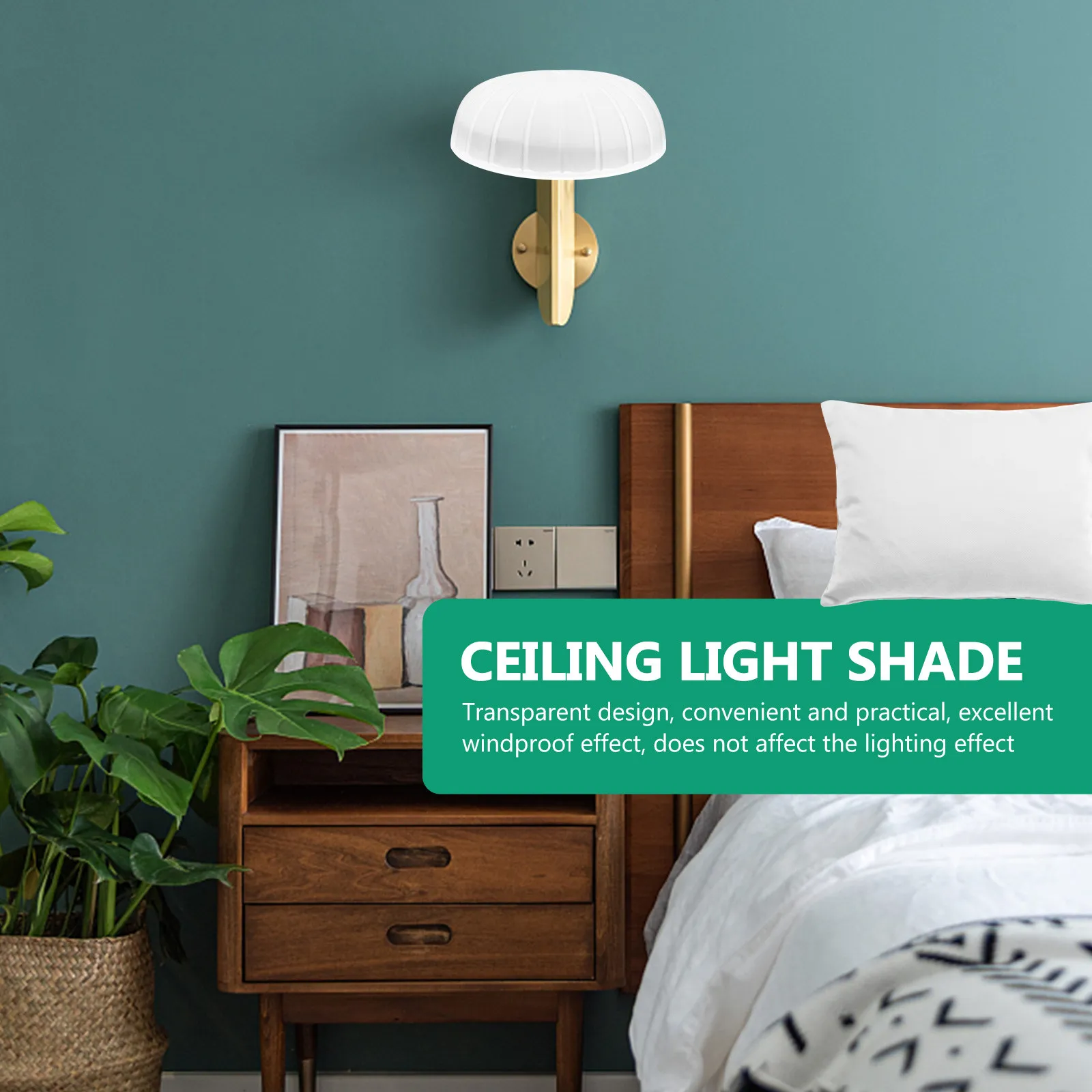 1pcs-frosted-glass-ceiling-light-shade-transparent-windproof-lamp-protective-cover-for-modern-home-decor-simple-elegant-fixture