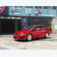 Hobby 1: 64 Scale GSR Evo VIII With Engine Alloy Sports Car Model Classic Adult Souvenir Gift Static Display Hobby Collection