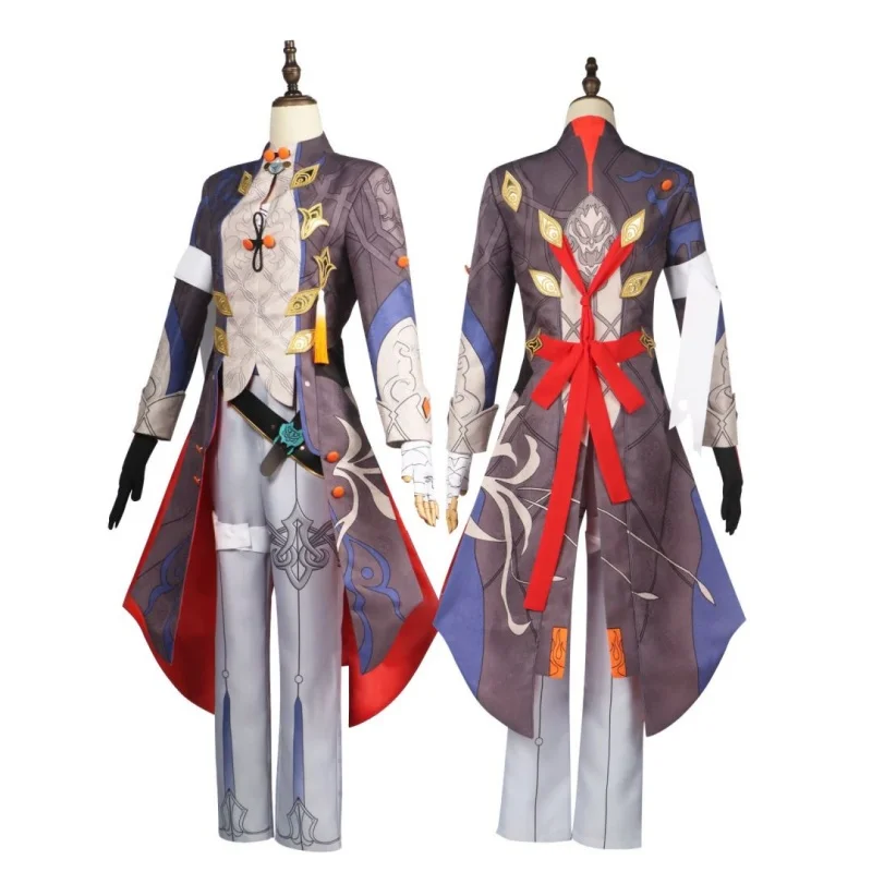 Lame Anime Cosplay Costume pour hommes, uniforme de carnaval, perruque, olympiques d'Halloween, jeu