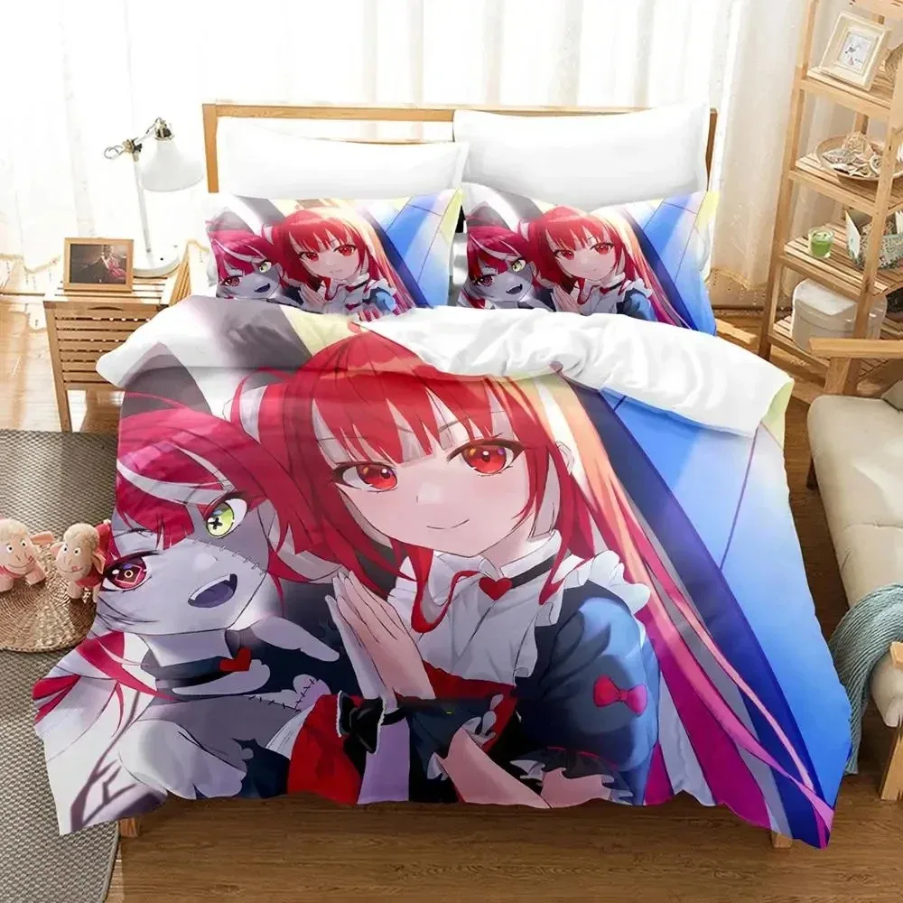 Moda 3d Stampato Anime Kureiji Ollie Set di biancheria da letto Ragazzi Ragazze Twin Queen Size Copripiumino Federa Letto Kid Adulto Tessili per la casa