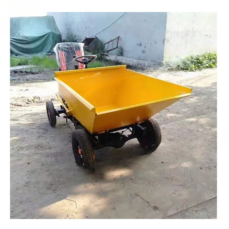 Four-wheeled Ride-on Electric Ash Pulling Truck