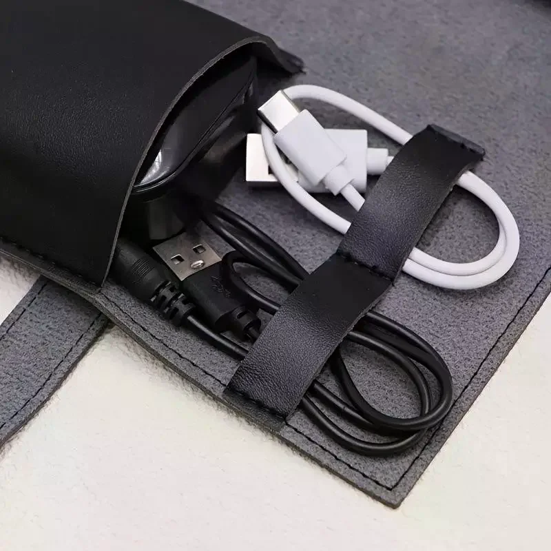1pc PU Leather Multi-Compartme - đánh giá và giá Tech Accessories Travel Case