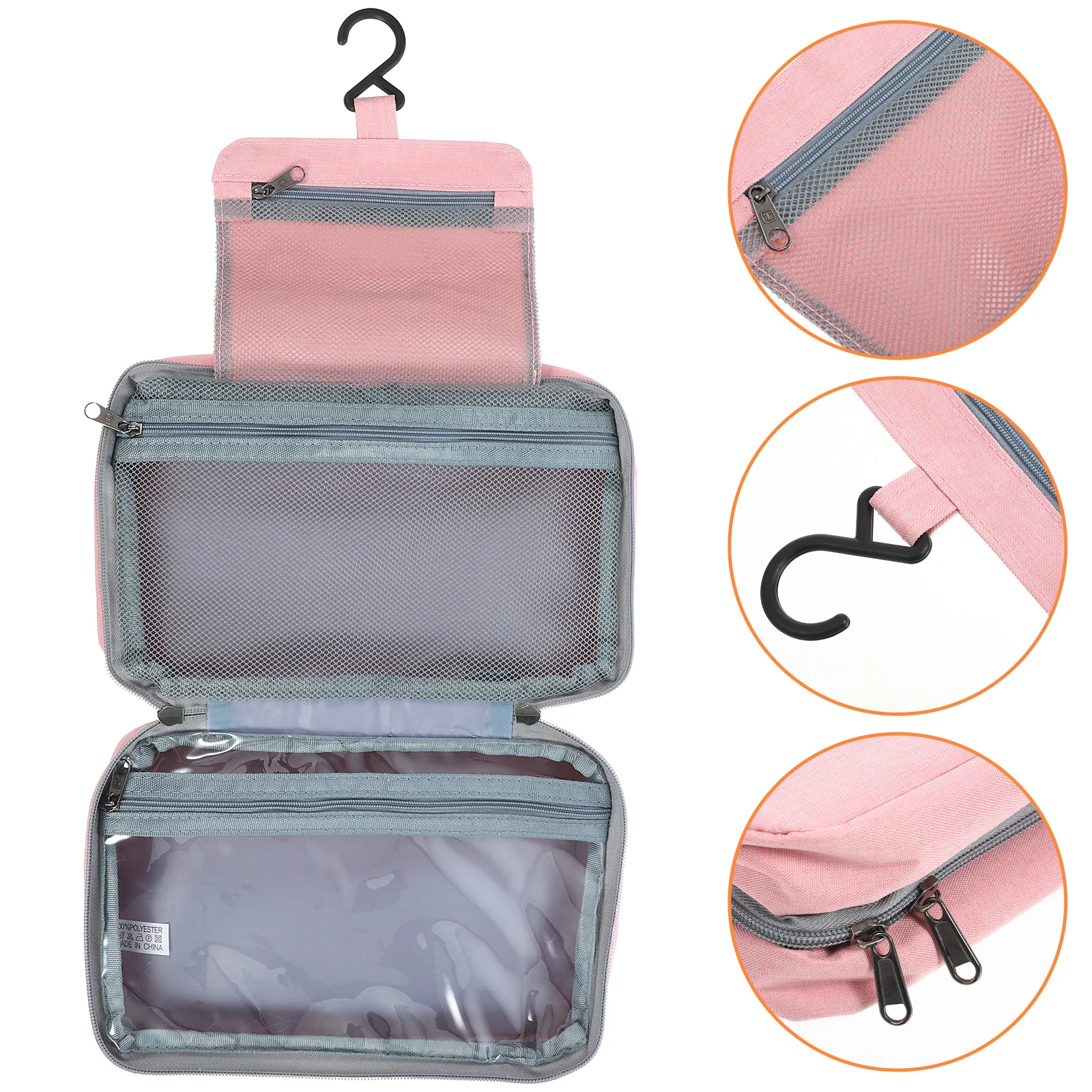 

Waterproof Travel Toiletry Bag Portable Foldable Makeup Organizer Pouch Multi Layer Large Capacity Travel Storage Bag