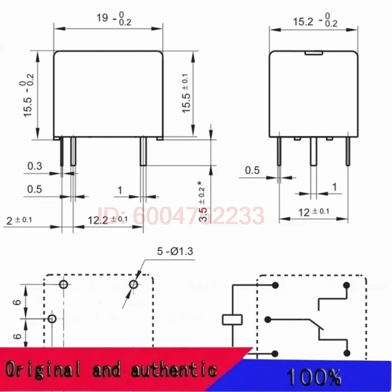10PCS New SR51012D ; SR51024D (T73-1C-12V/24V-10A) Relay 5 pins