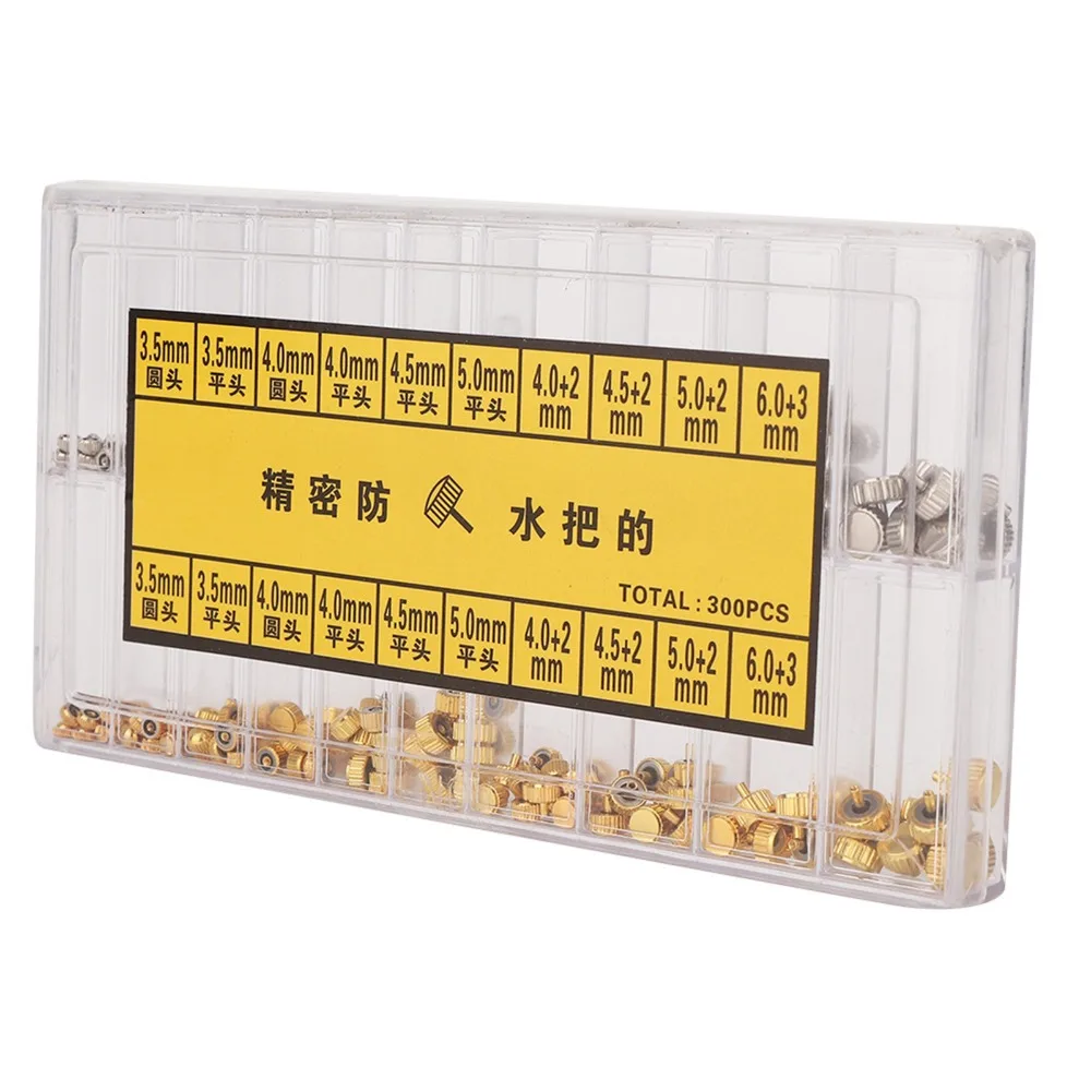 

Профессиональные стальные детали для заводных головок часов, серебряные и золотые комплекты заводных головок, сменные заводные головки для часов, для часовщиков