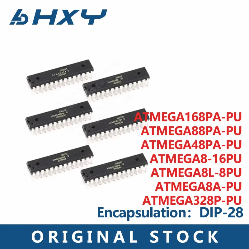 1PCs ATMEGA328P-PU ATMEGA8A-PU ATMEGA8L-8PU ATMEGA8-16PU atmega48. ATMEGA88PA-PU dip-28