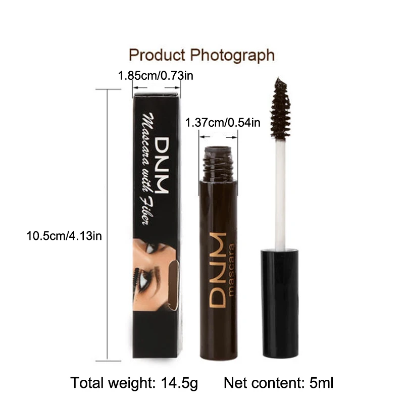 1 pezzo professionale per trucco occhi strumento cosmetico 4 colori gel per sopracciglia crema mascara - tinta impermeabile a lunga durata con pennello