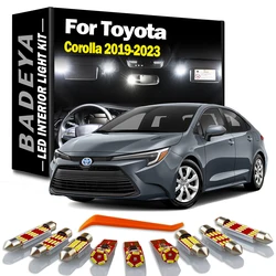 BADEYA 11Pcs Accessories LED Interior Vanity Mirror Trunk Light Kit For Toyota Corolla 2019 2020 2021 2022 2023 Car Reading Bulb