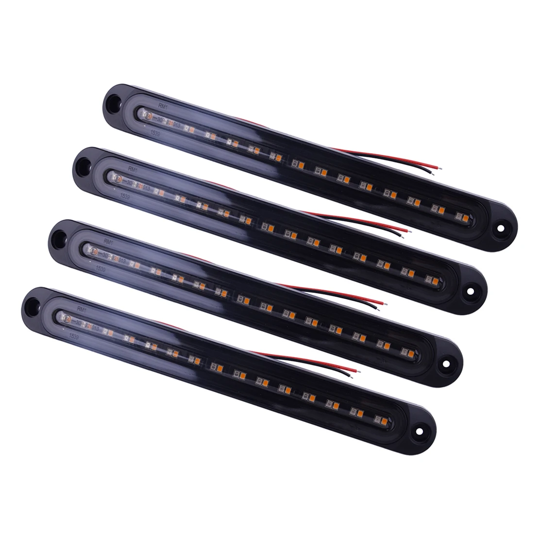 

4 шт. 10 "светодиодный задний стоп-сигнал, плавная последовательная лампа указателя поворота DRL, универсальная для грузовика, прицепа, автофургона, грузовика, фургона, автомобиля, внедорожника