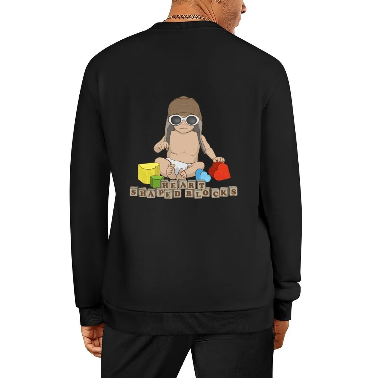 

Heart Shaped Blocks Pullover anime clothing anime clothes men's clothing tracksuits new sweatshirt