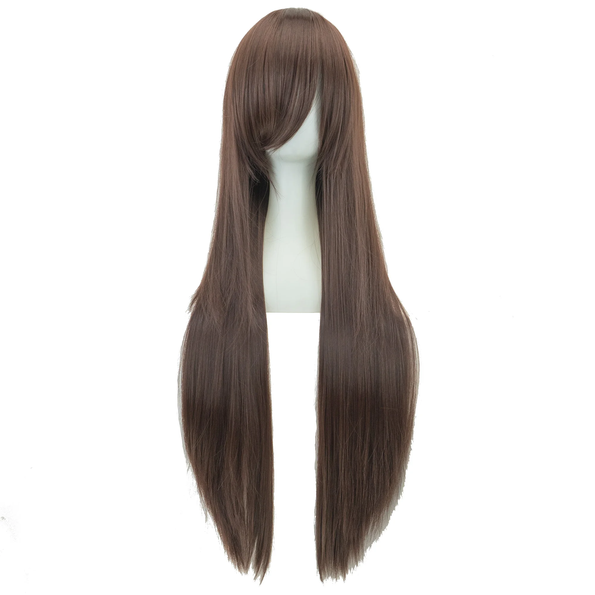 Synthetic Hair Brown Long Cosplay Wigs Straight Wig Chitanda Eru Anime Hair Pieces Costume Wig