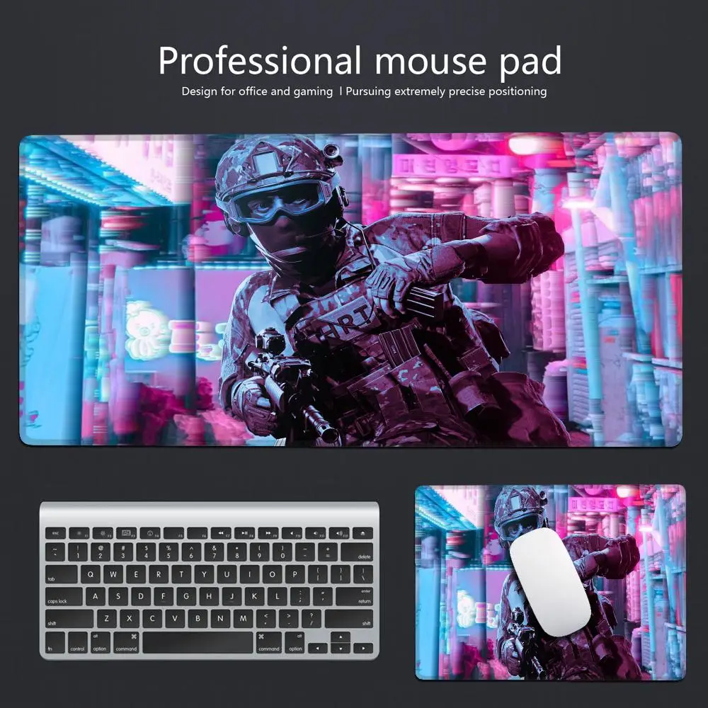 Tactical simulation Game Ready or Not Mouse Pad Gamer Gaming Rubber Seamed Mouse Pad Accessories Desk Keyboard Pad Computer Lapt