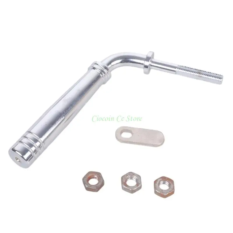 

X90F Steel Fireplaces Handle Grip for Wood Stove, Gas Fireplaces and Metal Door