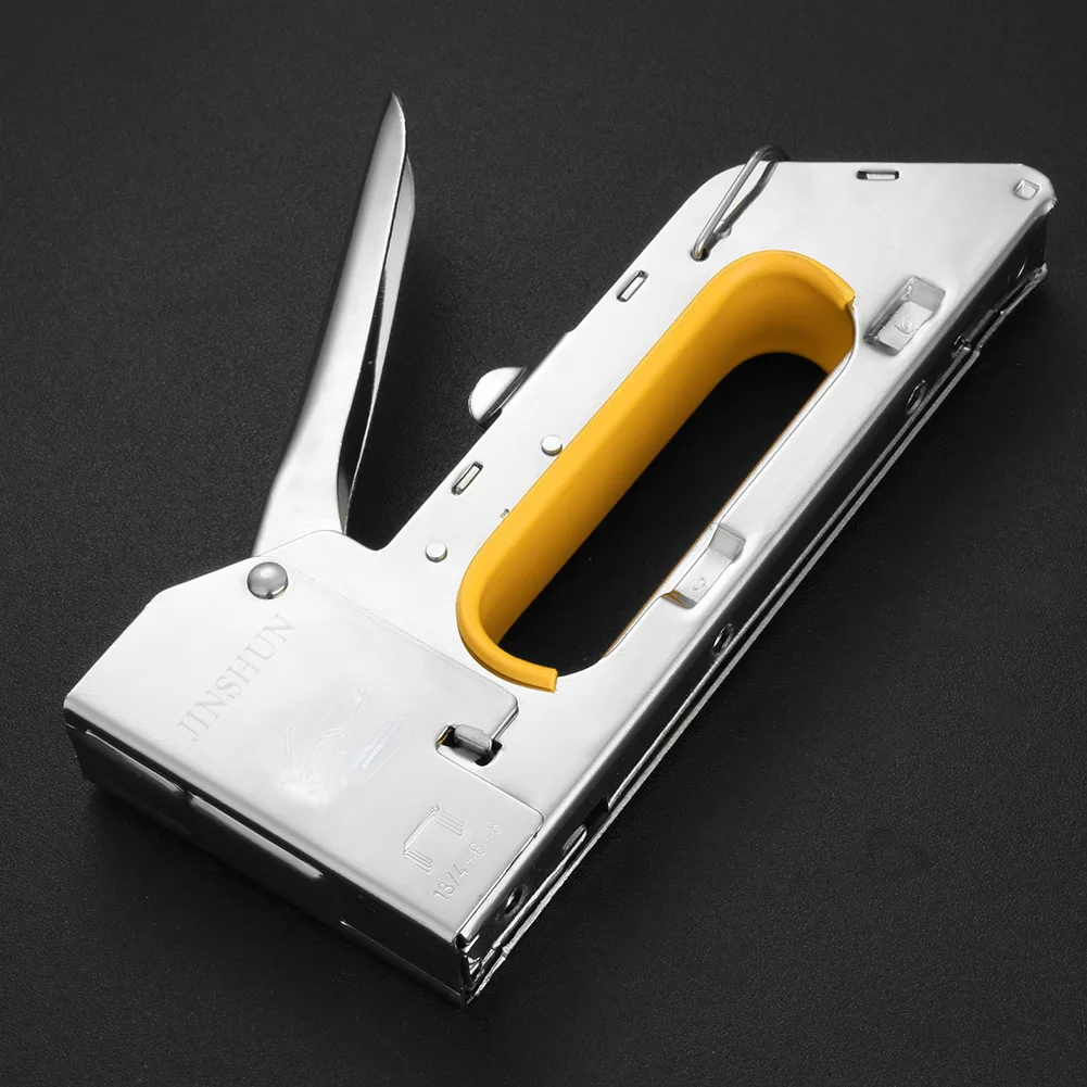 دباسة المفروشات 4/6/8 مم آلة تسمير يدوية مع 2400 قطعة من الفولاذ المقاوم للصدأ للأظافر لأعمال النجارة لتجليد الأثاث #3