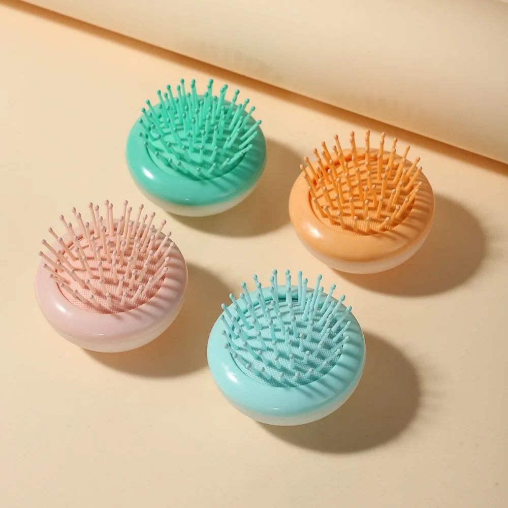 Mini colore della caramella Airbag pettine per capelli massaggio del cuoio capelluto senza nodo pettine per massaggio cura dei capelli cuscino d'aria multifunzione pettine strumenti per parrucchieri