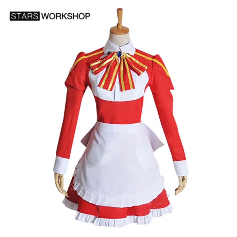 Anime Sword Art Online Shinozaki Rika Cosplay Costume Maid Dress Halloween Carnival Party Suit