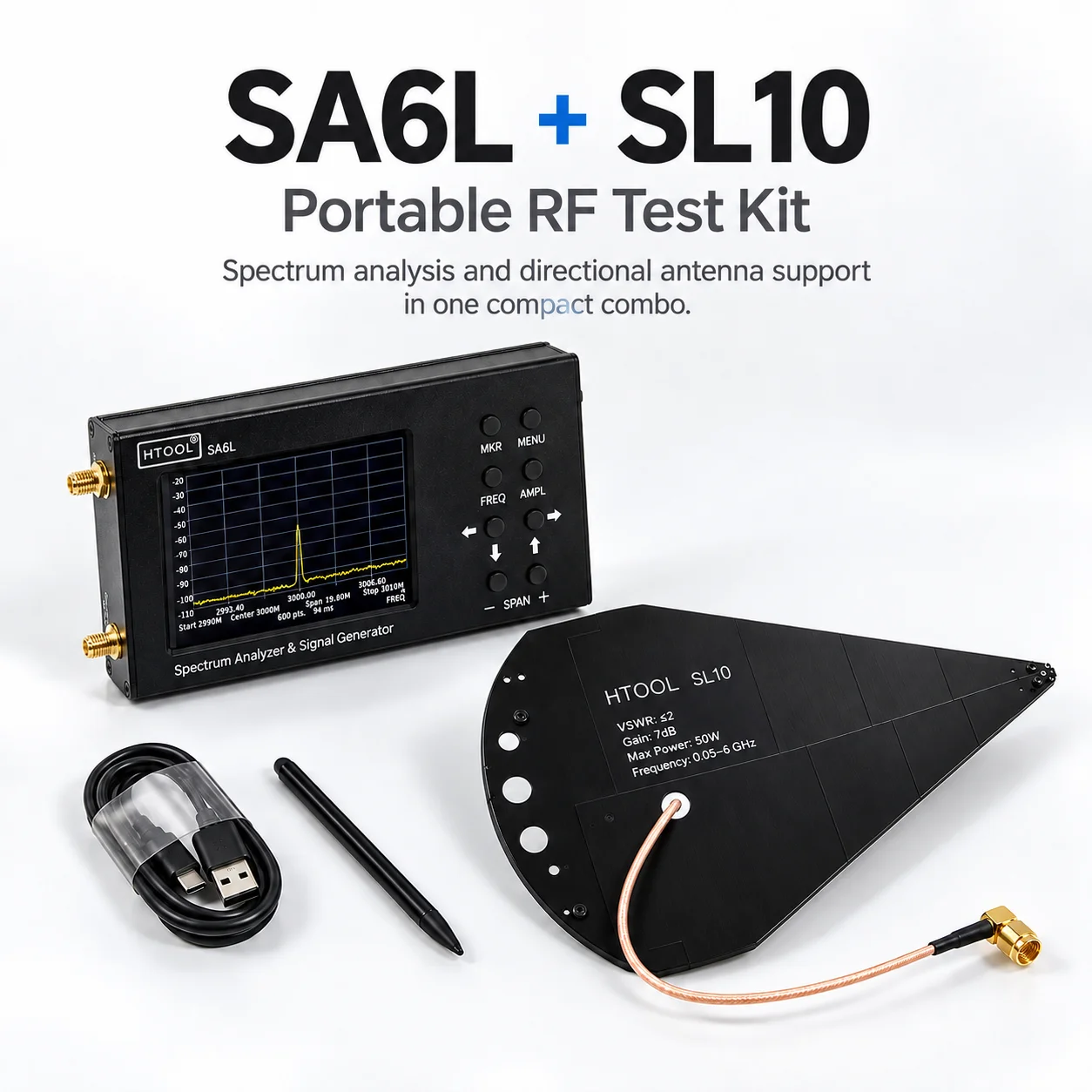 Analisador de Espectro Portáti - Signal Generator Spectrum Analyzer avaliação e preço