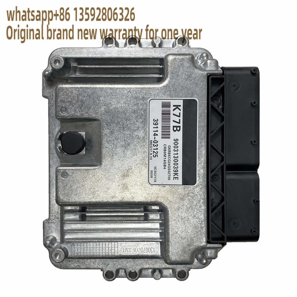 Original 39114-03125 K77B ECU Car Engine  Board Electronic Control Unit MEG17.9.13 for KIA Hyundai