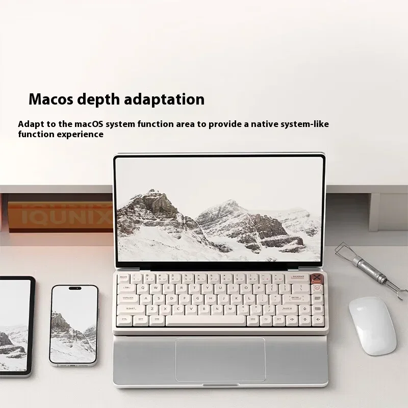 IQUNIX MG65 PRO لوحة مفاتيح ميكانيكية منخفضة التبديل مكتب الألعاب ثلاثة وضع كمبيوتر محمول لاسلكي اللوحي MG 65 مبادلة ساخنة RGB ألعاب الكمبيوتر الهدايا