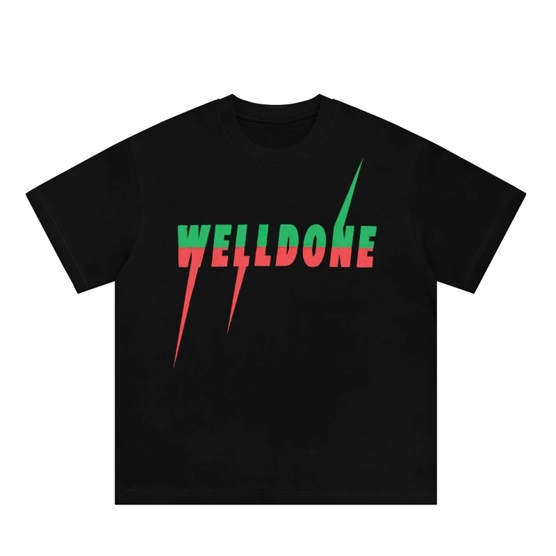 

2025 New American Small Fashion Brand Print Graphics High Quality Men's and Women's Kids Short Sleeve T-shirt Men's Clothing