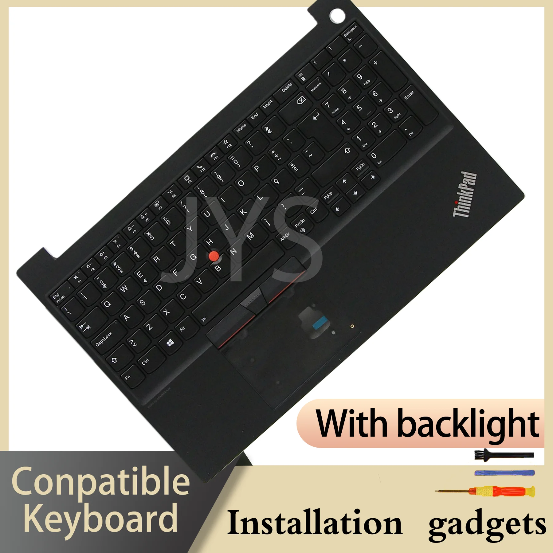for Lenovo ThinkPad R15 E15 Gen2 Gen3 Gen4 C-cover Backlit Keyboard AR/BE/BG/CAFR/CH/CZSK/DK/FR/GR/HE/HU/IT/KR/LA/NO Layout