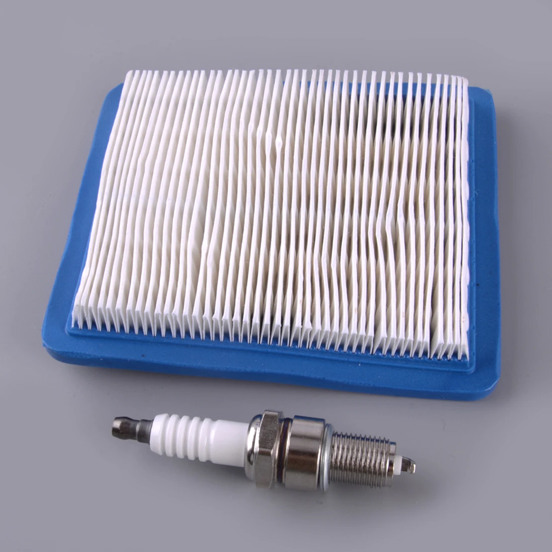 17211-ZL8-003 Air Filter Spark Plug Set Fit for Honda GC135 GC160 GC190 GCV135 GCV160 GCV190 HRR HRT216