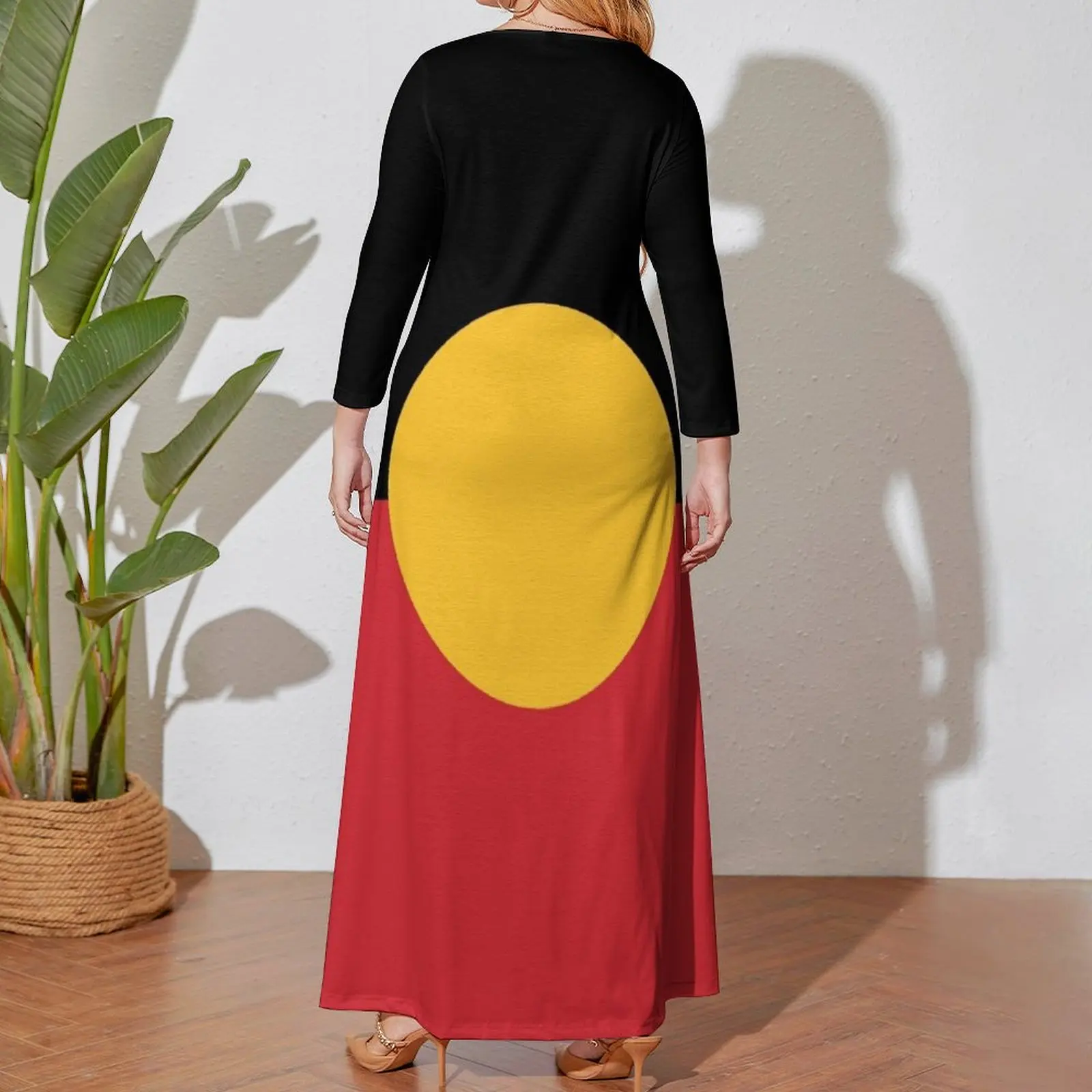 Australian Aboriginal Flag #9 Long Sleeved Dress dresses summer Long veiled dresses dress summer 2024 women