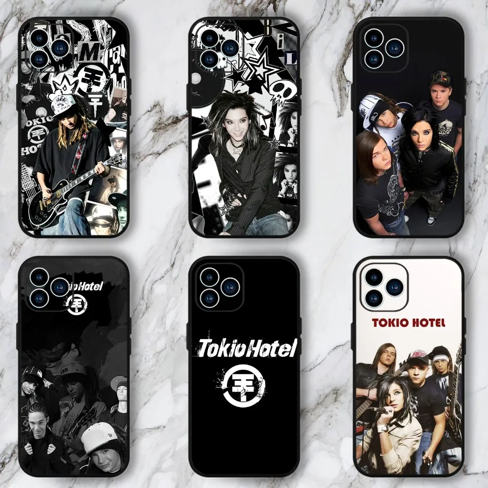 Tom Bill Kaulitz Tokio Hotel Phone Case For iphone15 14 13 12 11 Pro Max Mini X 7 8 Soft Case