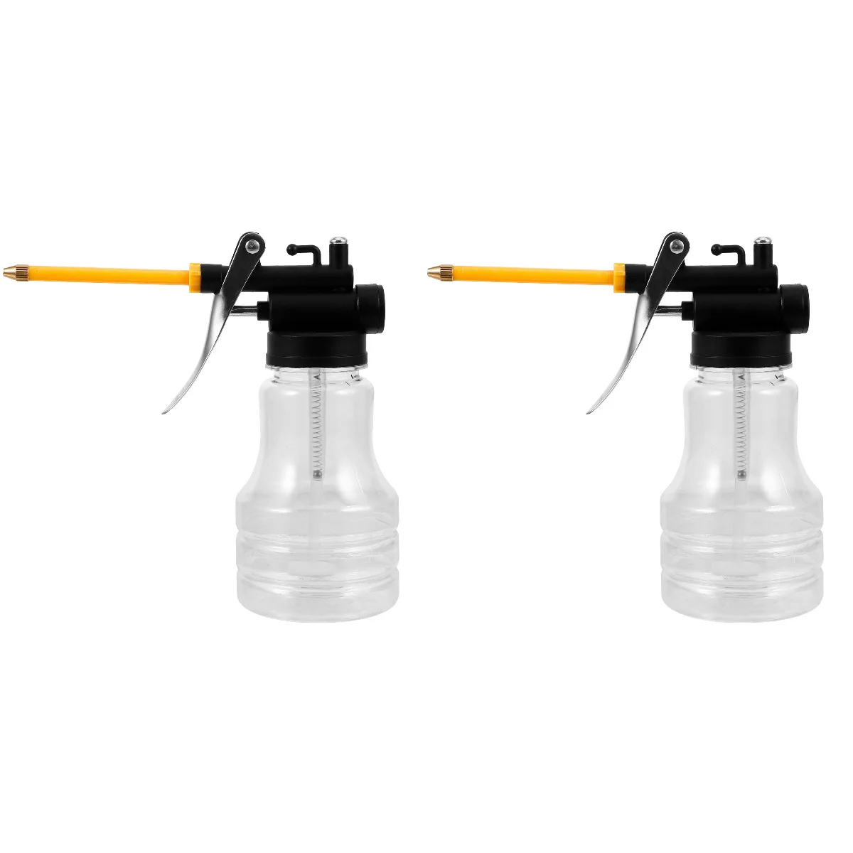 

Set of 2 Oil Pot Catch Can Pump Sprayer Oiler Car Containers Bottles Plastic Automotive Vehicle Lubrication