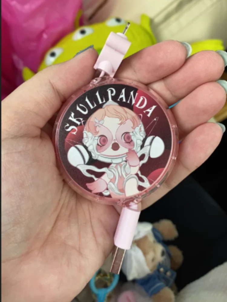 Sound Series Blind Box Skullpanda Data Cable Type-C /Iphone Mysterious Box Anime Peripheral Figure Girls Birthday Surprise Gift