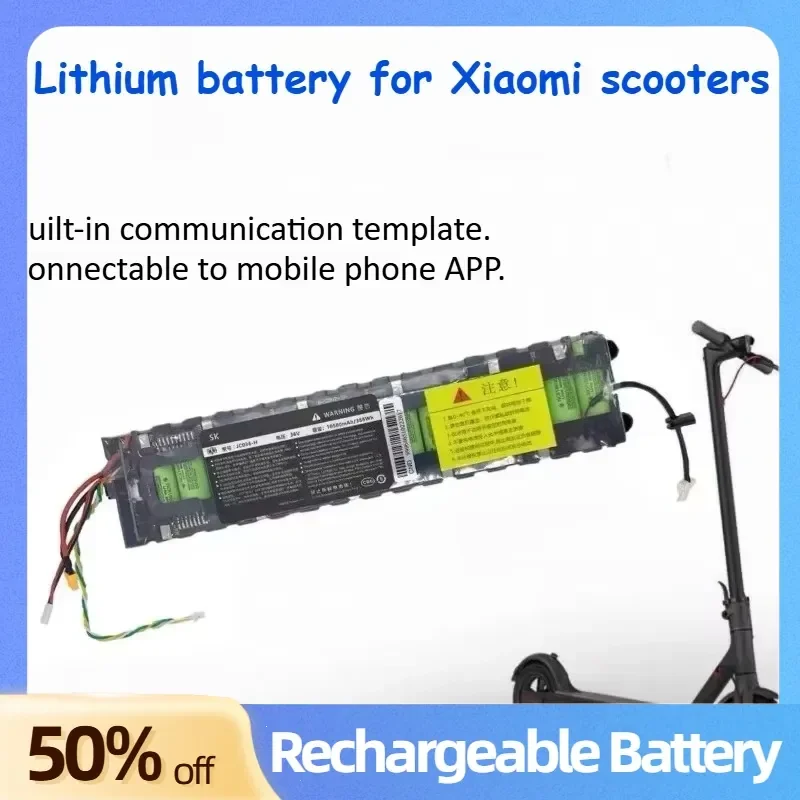 36V 7.8Ah 10.5Ah 10S3P Rechargeable Battery for Xiaomi MiJia M365 Electric Scooter Bicycle Waterproof Bluetooth Communication