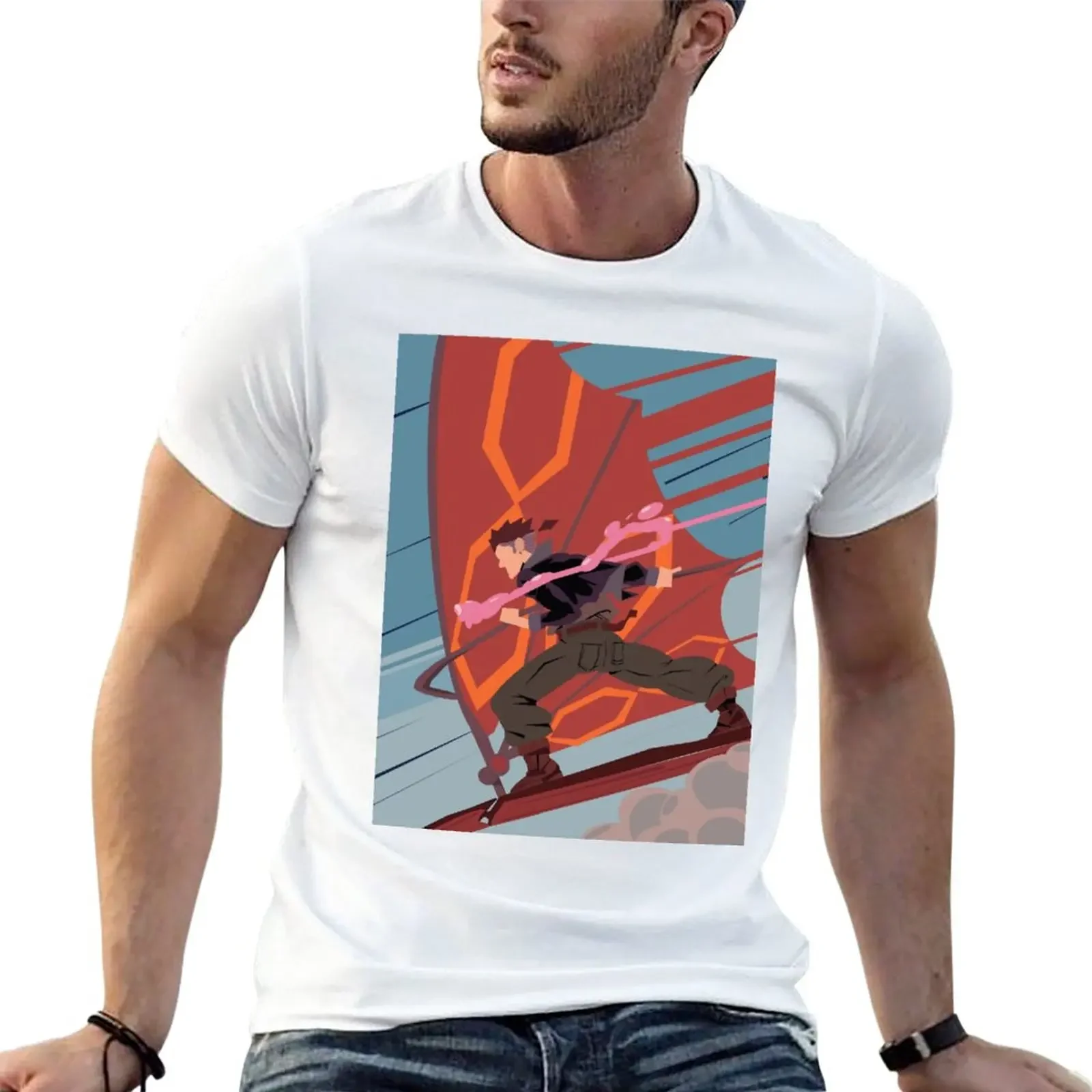 

New Jim Hawkins Solar Surfer (Treasure Planet) T-Shirt tees plus size tops plain t-shirt men clothes