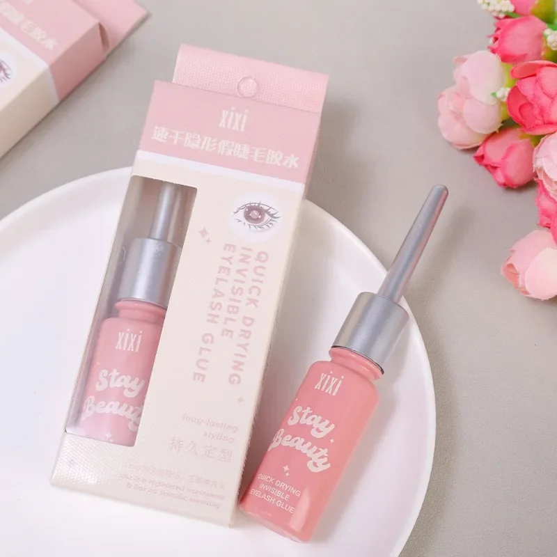 مقاوم للماء سريعة الجافة غير مرئية كاذبة رمش الغراء التصميم شفافة الطبيعية وهمية الرموش تمديد الغراء ماكياج ذاتية اللصق