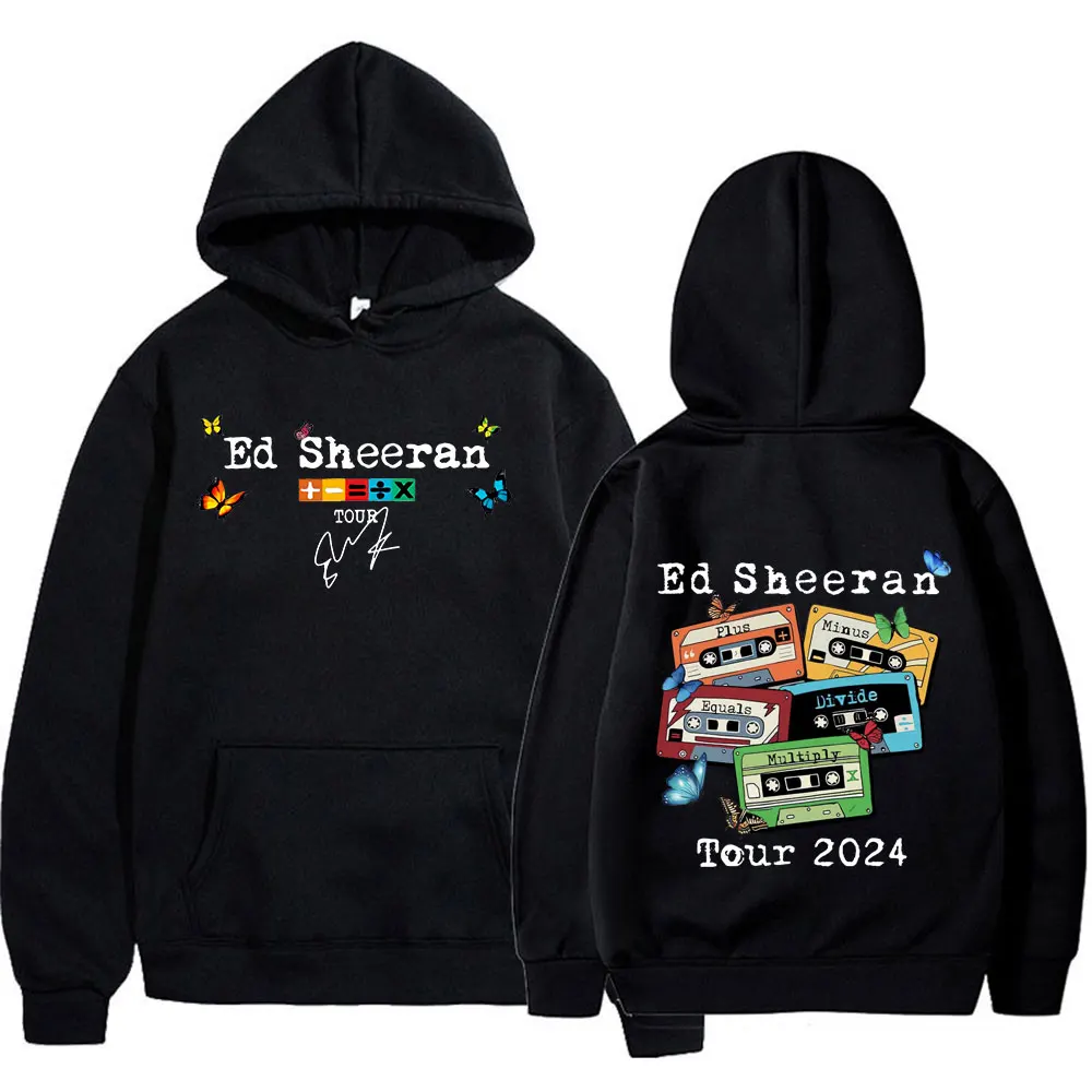 

Ed Sheeran Mathematics Tour 2024 Hoodies Harajuku Hip Hop Oversized Pullovers Men's Women Clothing Fashion Vintage Sweatshirts