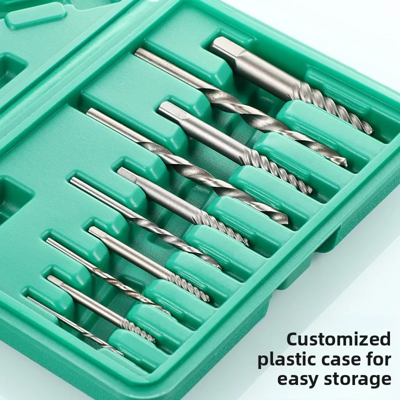 

Набор для извлечения сломанных винтов из 11 предметов – Экстрактор с обратным ходом для обслуживания автомобилей и винтов с наклонными зубьями, экономящий трудозатраты