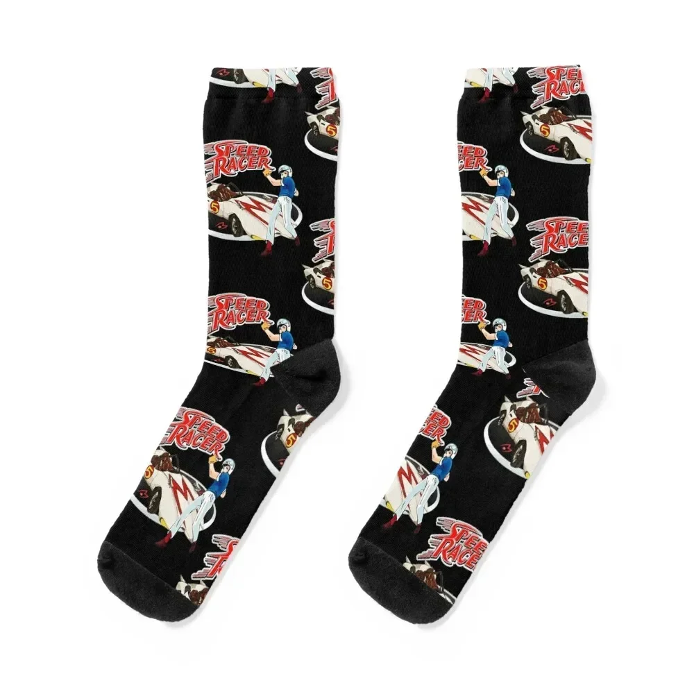 

Go Speed Racer Go Go!!! Socks hockey Stockings compression new year Man Socks Women's