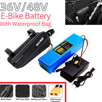 36V/48V 14Ah lithium battery pack 10S3P/13S3P,for 500W scooters,waterproof rechargeable lithium-ion battery,with BMS protection.