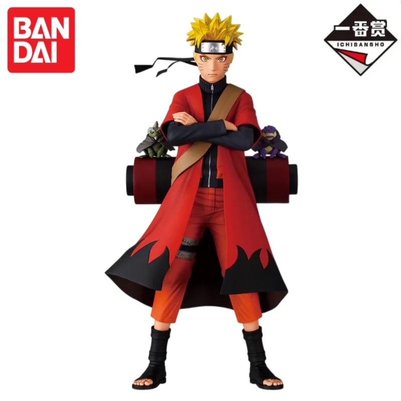 In Stock Original Bandai Ichiban Kuji Sighs of Reincarnation and Bridges of Peace Naruto and Jiraiya Anime Model Collectible Toy view 2