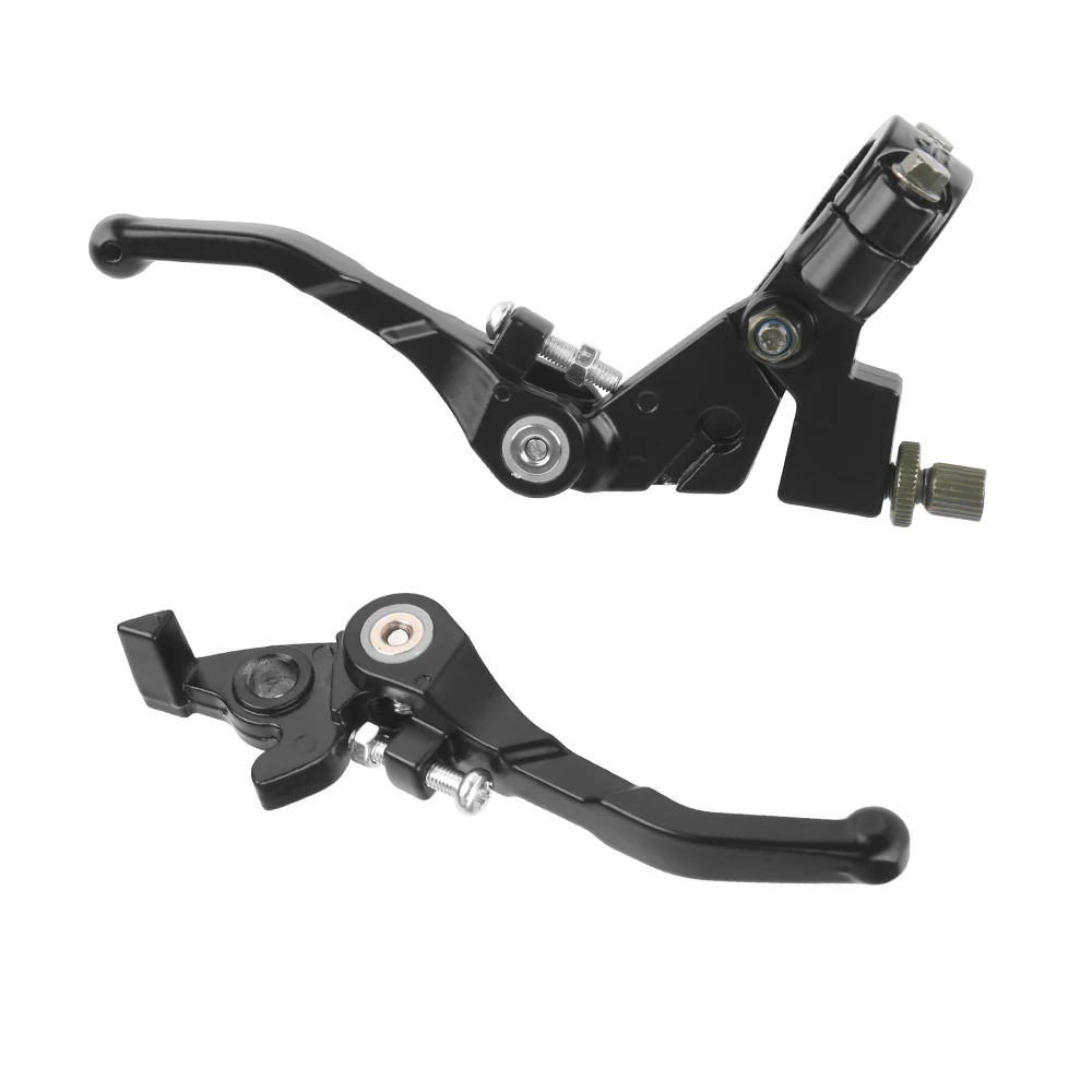 For most 110cc 125cc 140cc 160cc Pit Dirt bikes Alloy Universal Motorcycle Brake Cluth Lever 1 Pair For 22mm Handle Bar Rod