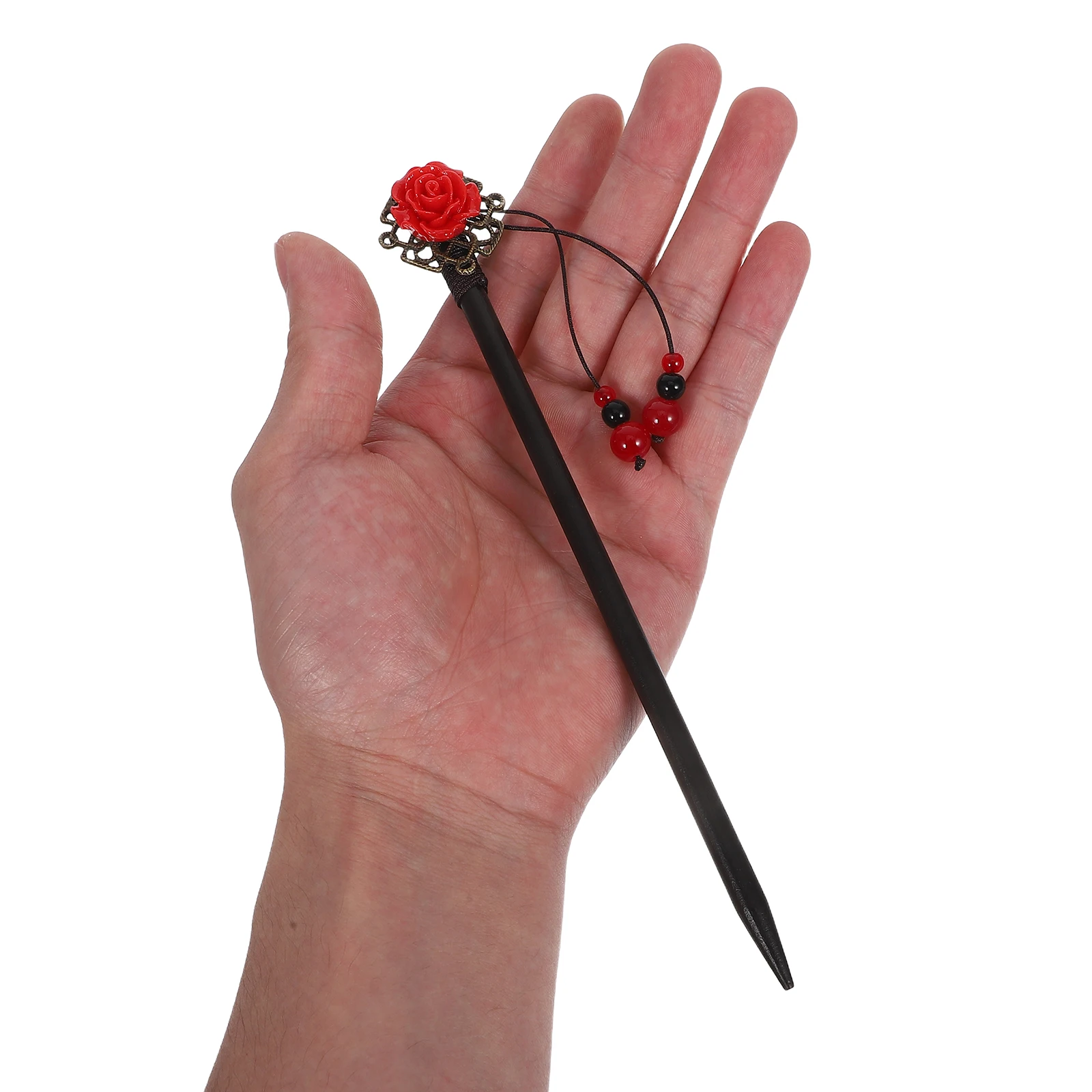

2 Pcs Hair Accessories Shaped Hairpin Fork Pins Buns Stick Flower Chopsticks Women Hairstyle Thick Hair