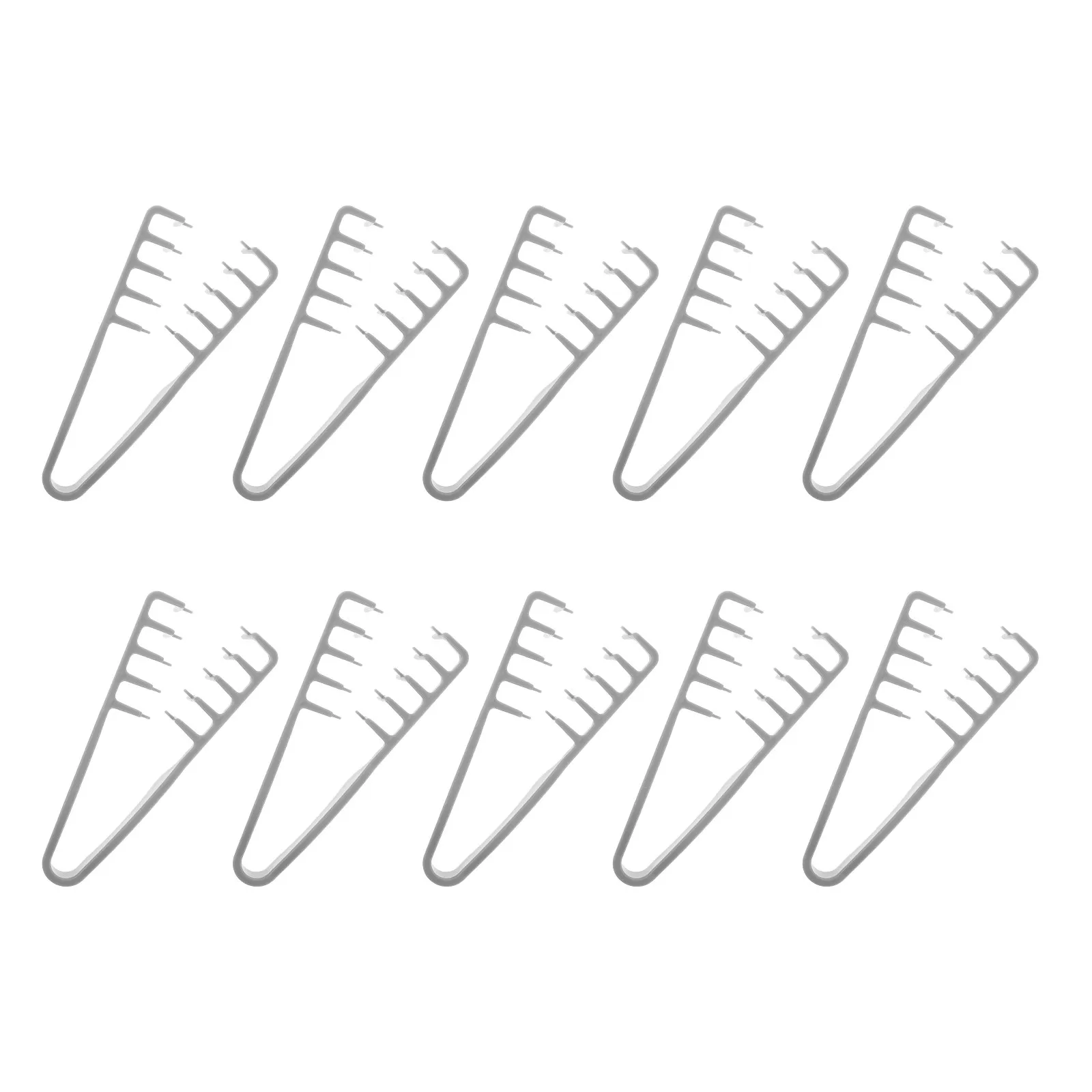 

10Pcs Volume Hair Comb Wide Tooth Styling Tool for Root Lifting Bangs Texture and Volumizing Daily Use Men Women Anti Static
