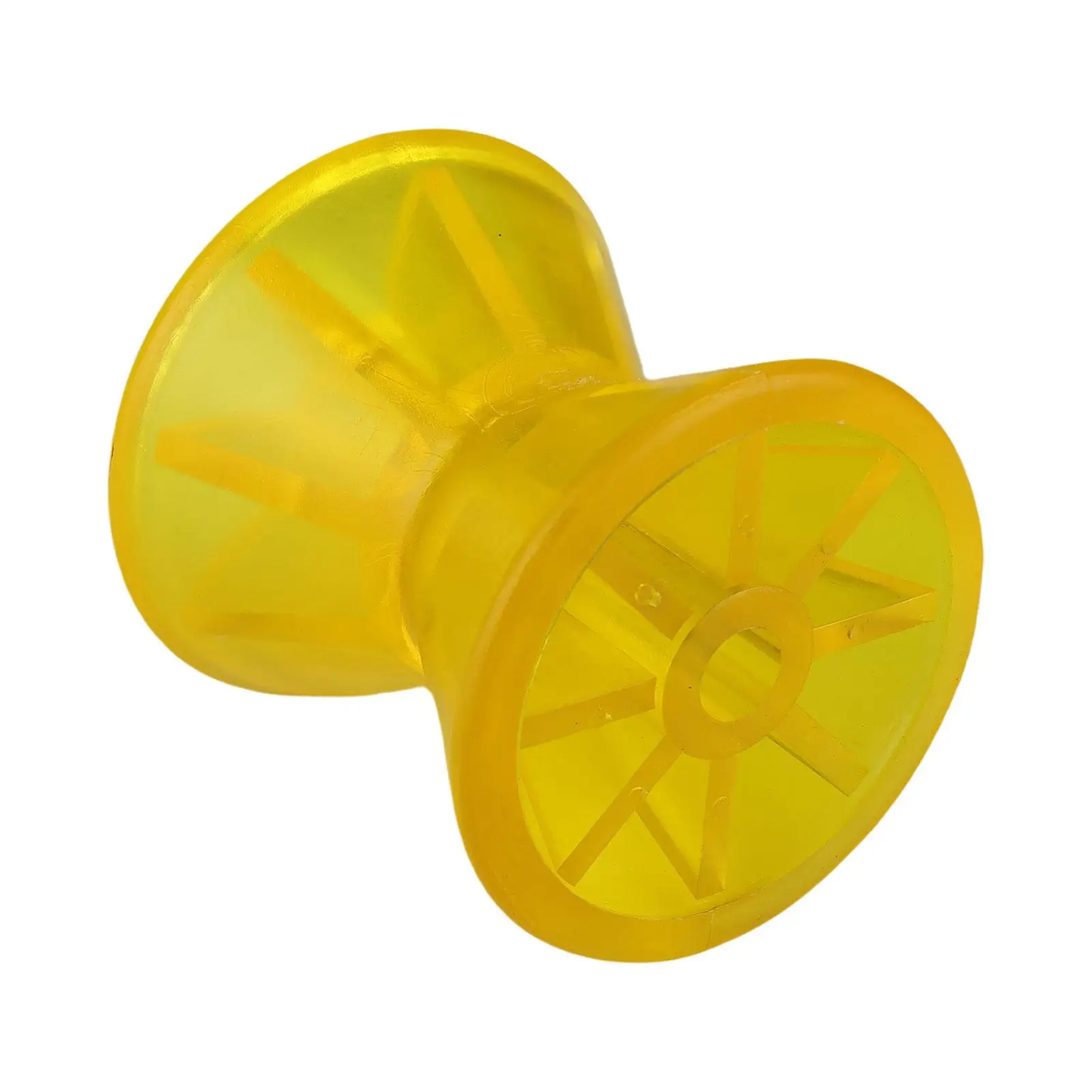 Yellow PVC Boat Trailer Bow Roller Standard Size Essential Trailer Roller for Marine Trailer Alignment