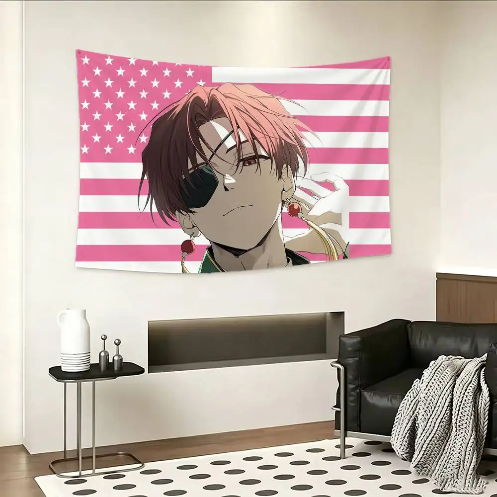 Anime Fighting W-WIND B-BREAKER Flag Digital Printing Banner for Garage Wall Out Door Decoration