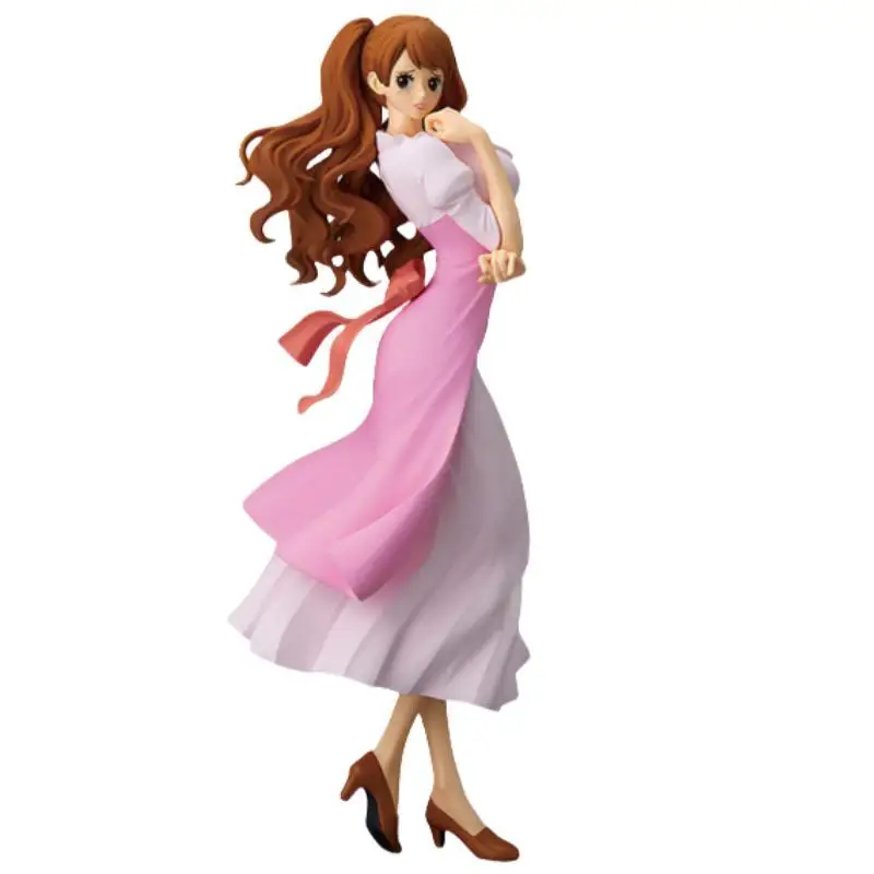재고 있음 반다이 오리지널 애니메이션 원피스 샬롯 푸딩 액션 피규어 모델 장식 소년 수집 장난감 생일 크리스마스 선물
