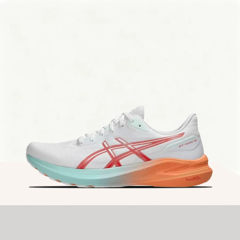 ASICS GT-1000 13 Men's Low-Top Casual Shoes – Non-Slip Shock-Absorbing Sole & Durable Comfortable Everyday Fit 1011B858-101