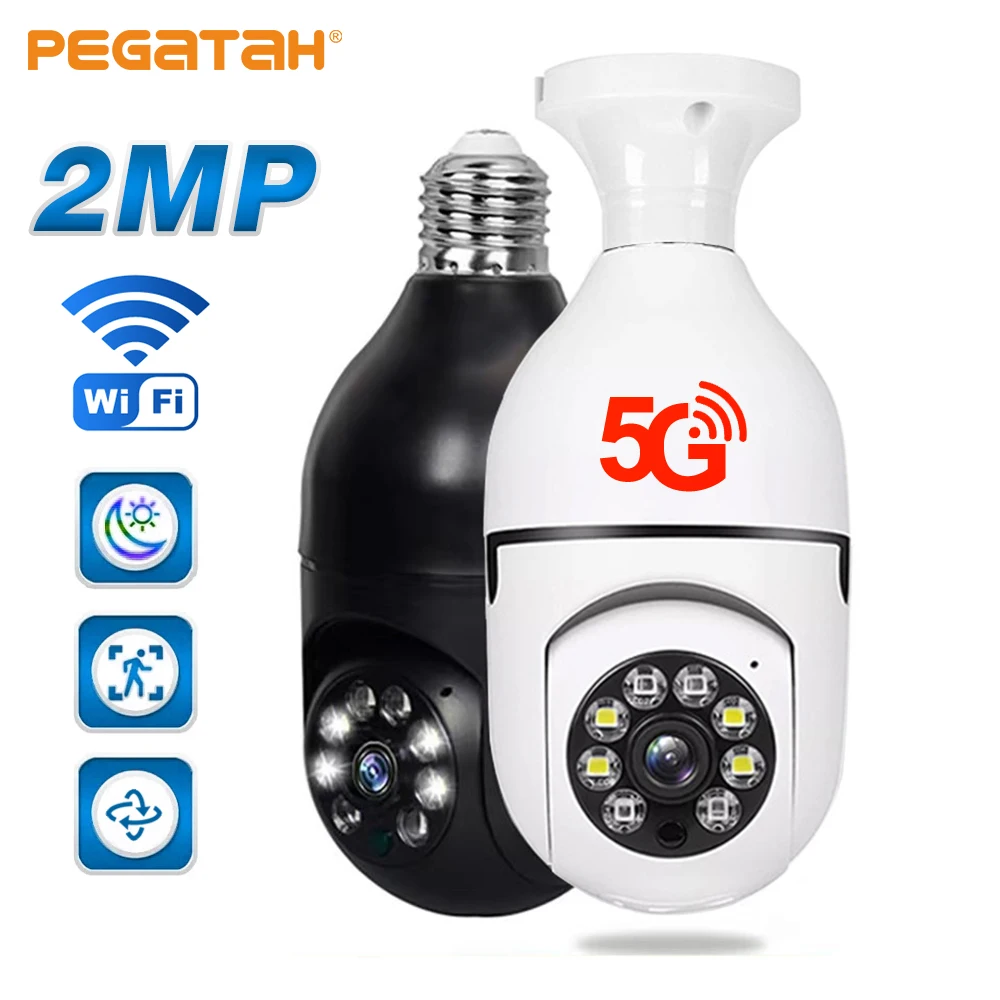 

5G Wifi Surveillance ip Camera Night Vision Full Color Automatic Human Tracking Digital Zoom Video Home Security Monitor Cameras