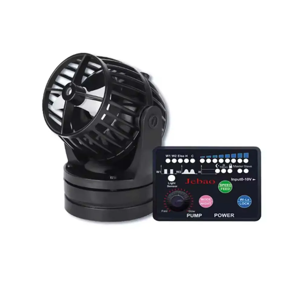 

Jebao SW-2 Wave Pump 100V-240V Wireless Sync Super Magnetic 360° Flow Wavemaker for Coral Reef Fish Tank Freshwater and Marine