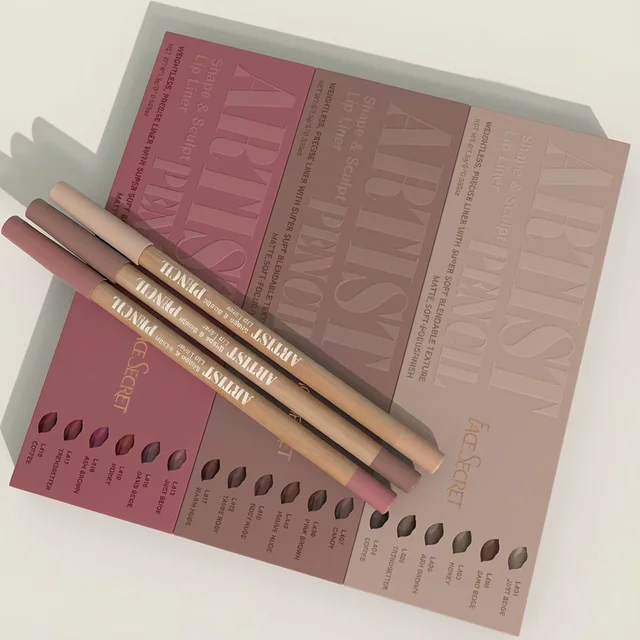 Luxury Velvet Matte Lip Liner Set (6-Piece) 6