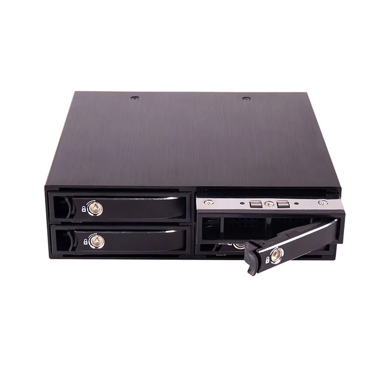 

Live Broadcast 4 Bay 2.5inch U2.NVME SSD Internal Interface HDD Enclosure with Mini Drive Tray Rack