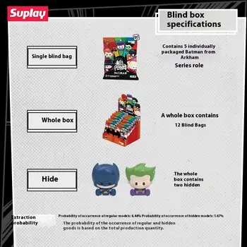 供應 DC 蝙蝠俠阿卡漢系列迷你人偶盲盒 小丑 哈莉奎茵 芭芭拉 貓女 羅賓 收藏人偶 粉絲禮物 10 最佳銷售 DC麥克法蘭蝙蝠俠 - №5